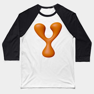 Liquid Type Letter Y Baseball T-Shirt